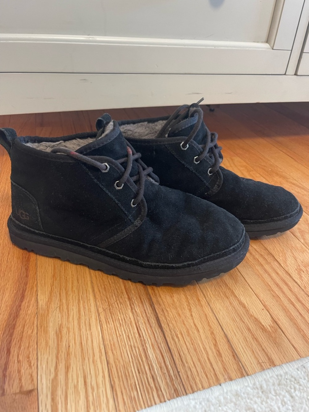 UGG Black Suede Chukka Boots